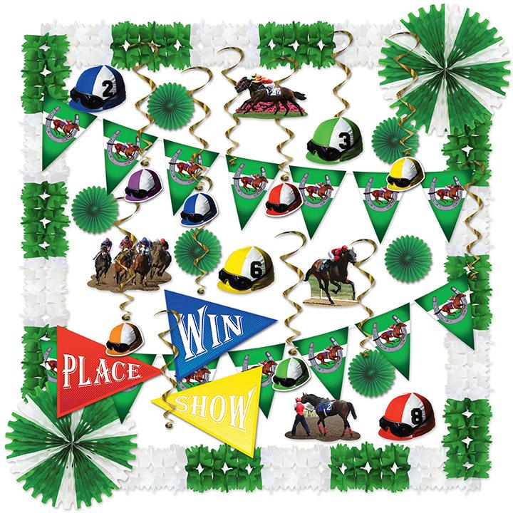 Beistle Horse Racing Party Decorating Kit