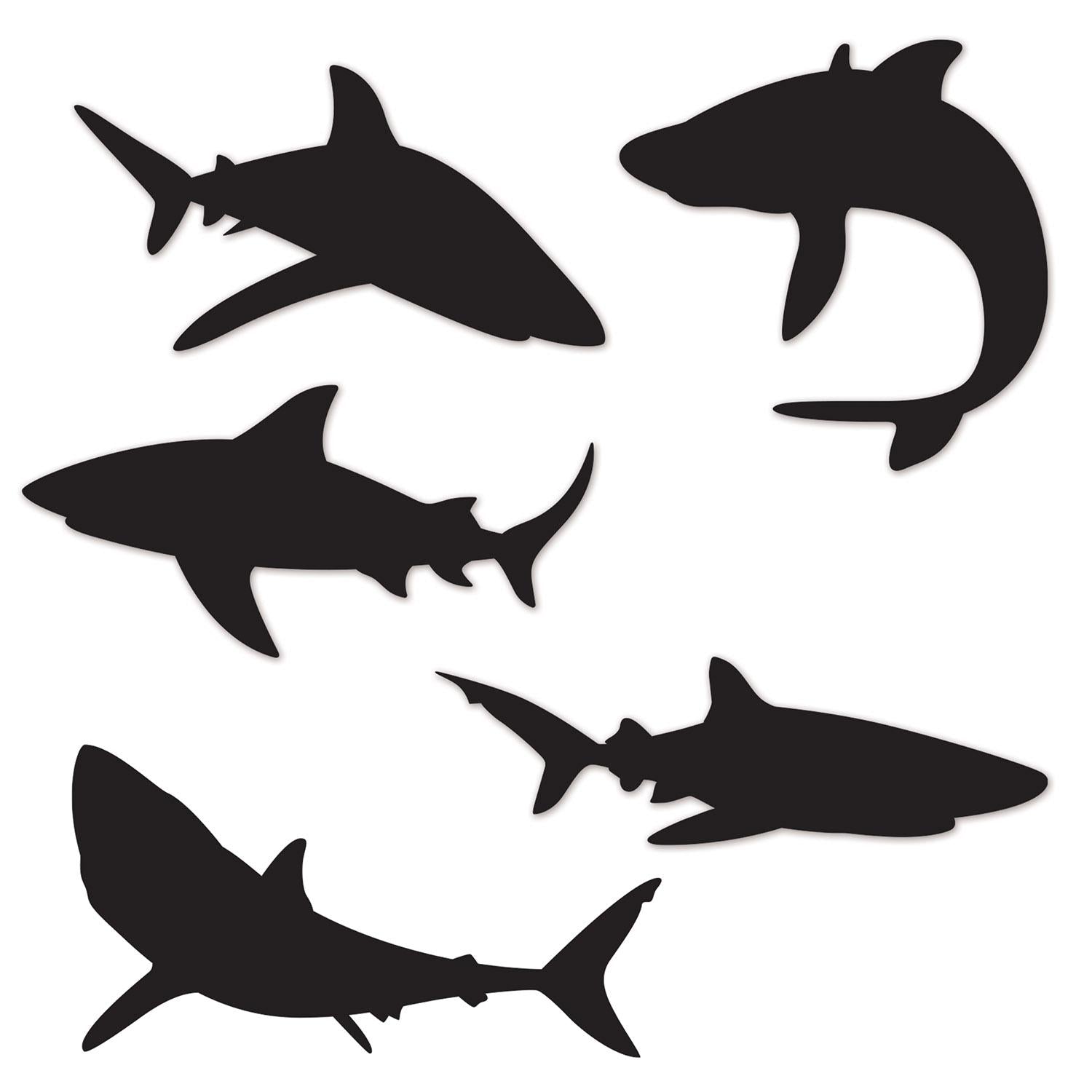 Beistle Shark Party Silhouettes (10/Pkg)