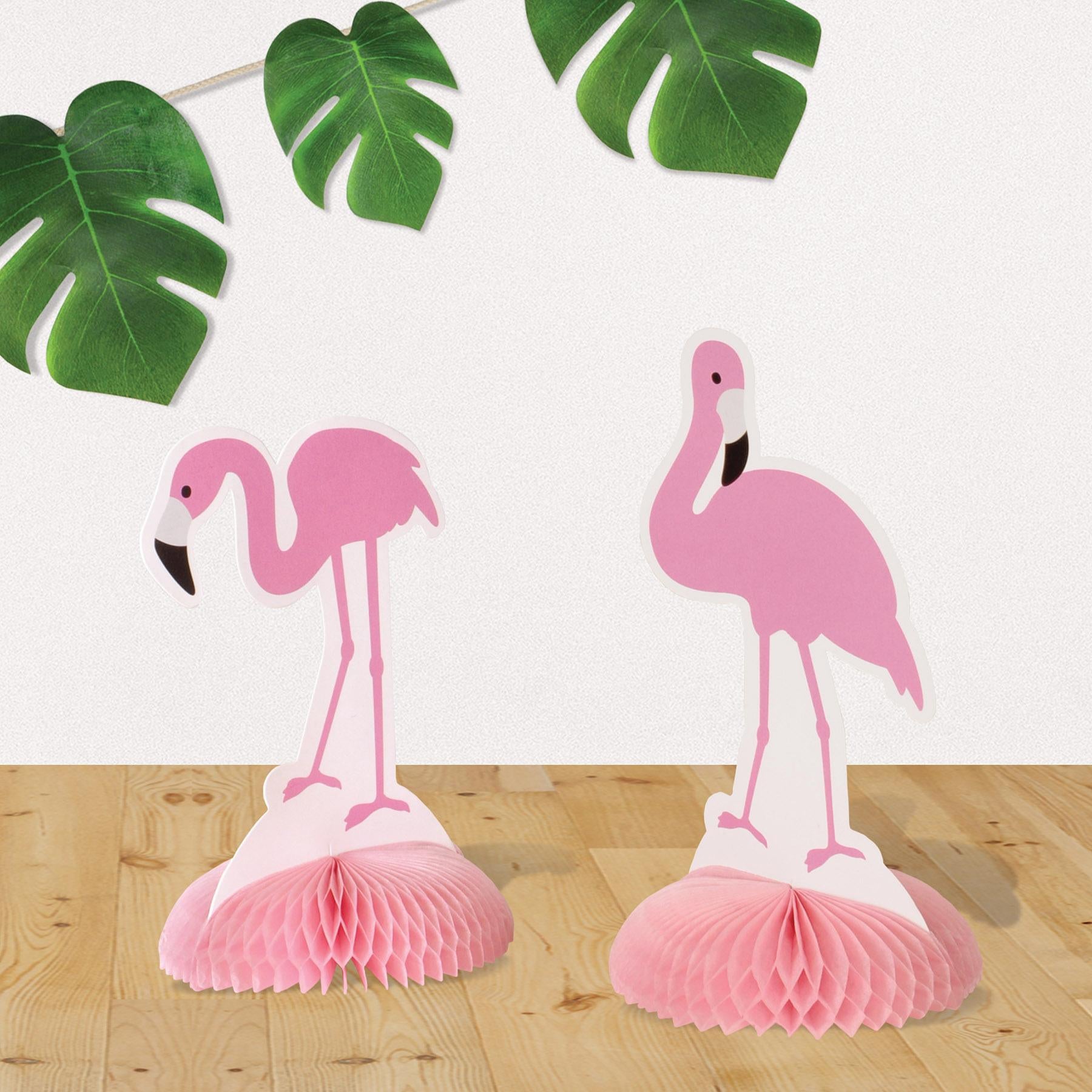 Beistle Luau Party Flamingo Mini Centerpieces (8/Pkg)