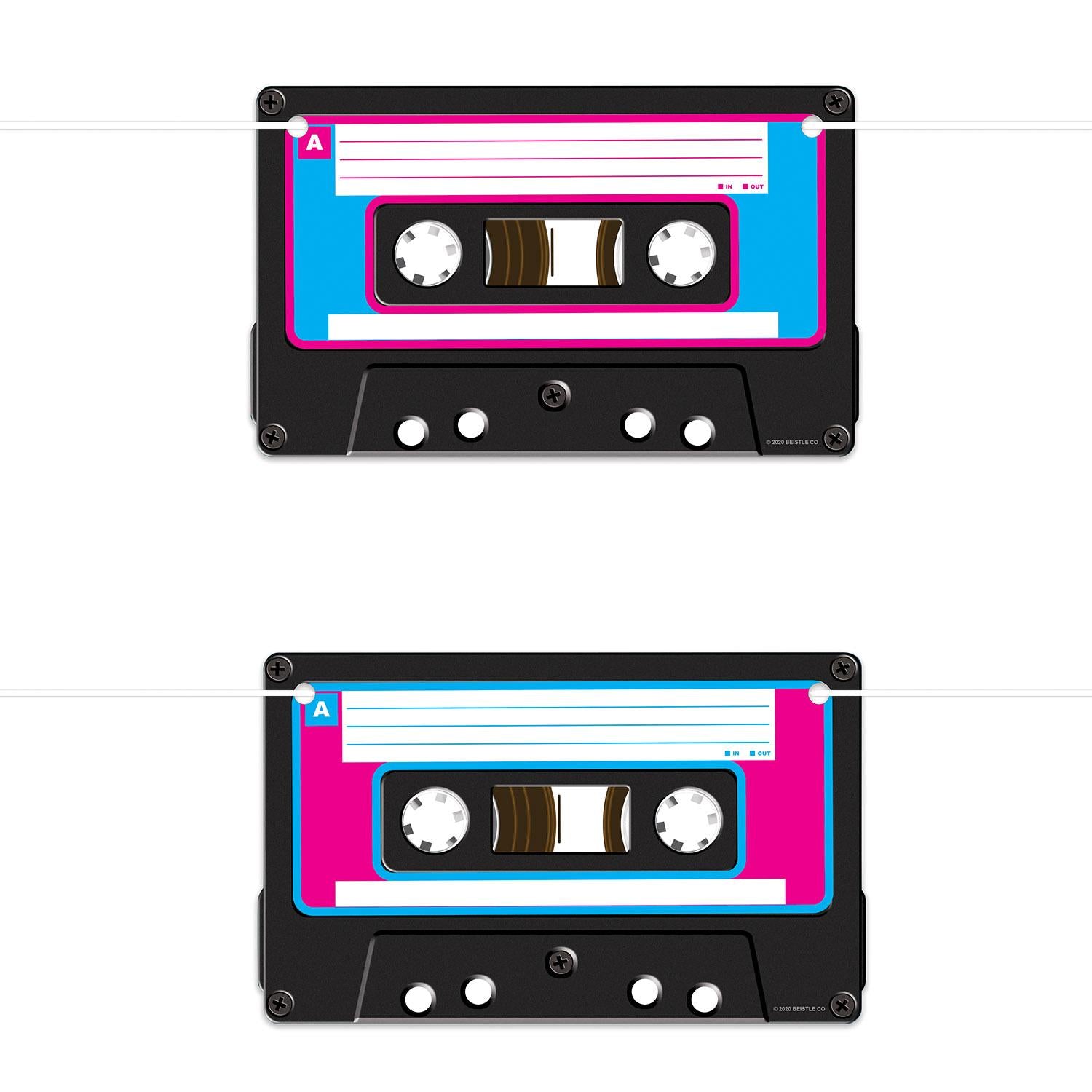 Beistle Cassette Tape Party Streamer