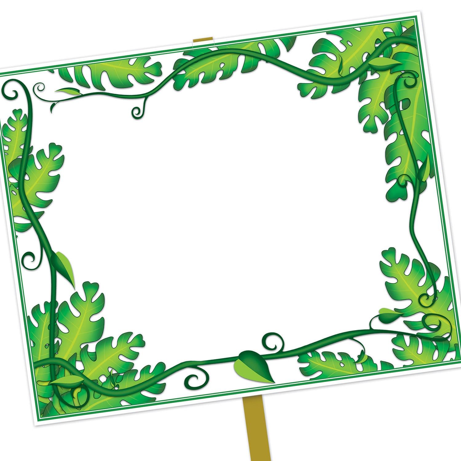 Beistle Blank Jungle Party Yard Sign