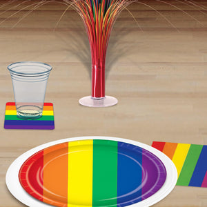 Bulk Rainbow Beverage Napkins (12 Pkgs Per Case) by Beistle