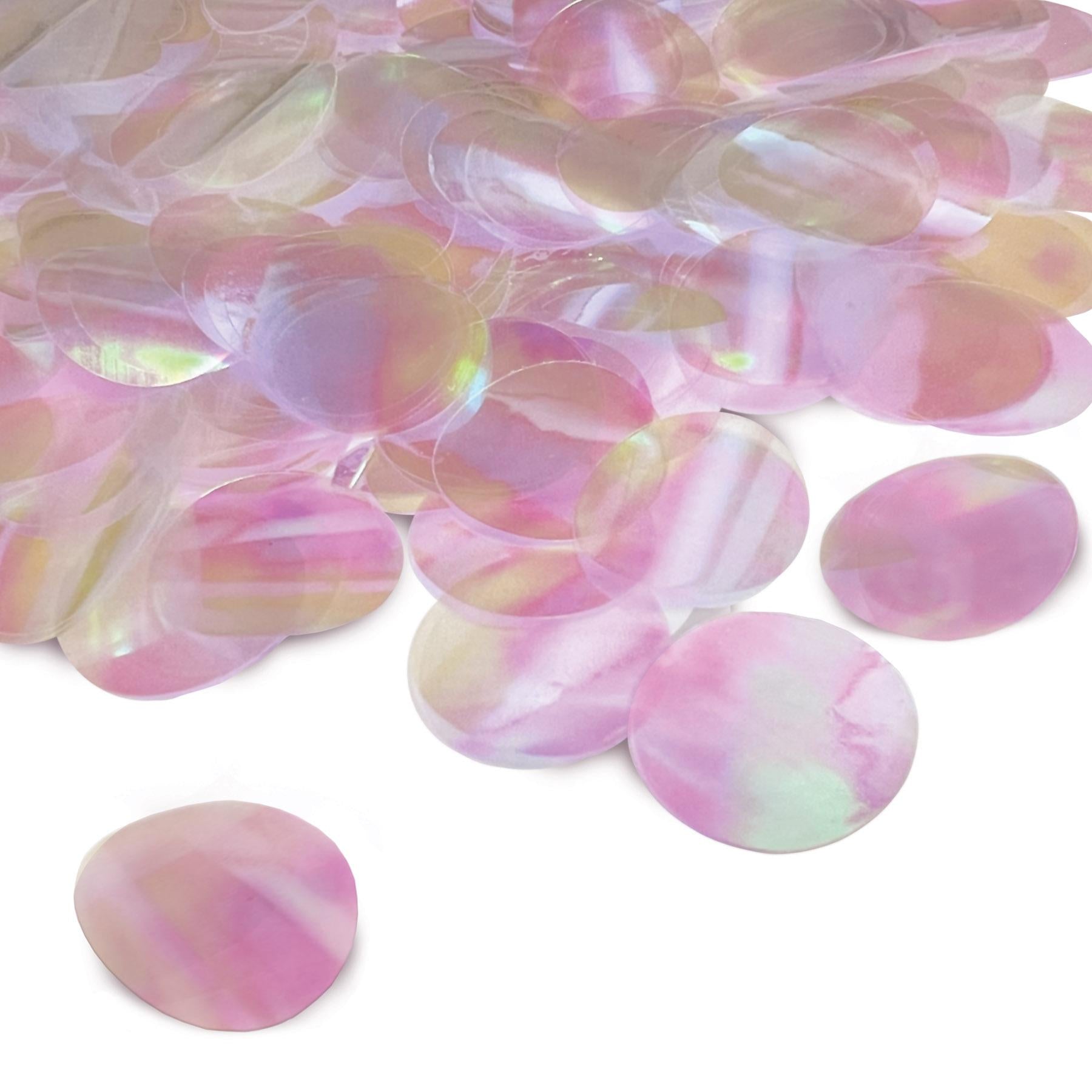 Metallic Deluxe Dot Party Confetti - opalescent (0.5 Oz/Pkg)