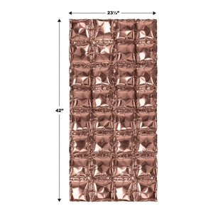 Bulk Rose Gold Foil Balloon Backdrops (12 Pkgs Per Case) by Beistle