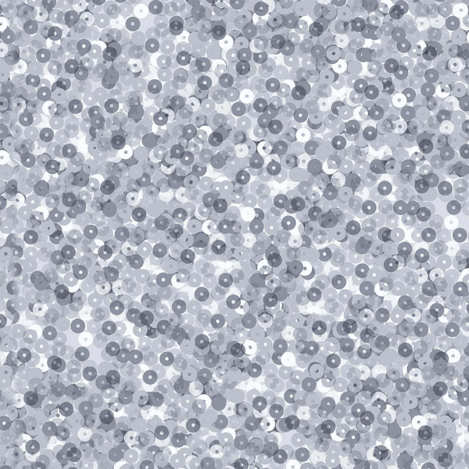 Beistle Printed Sequined Party Tablecover - Silver