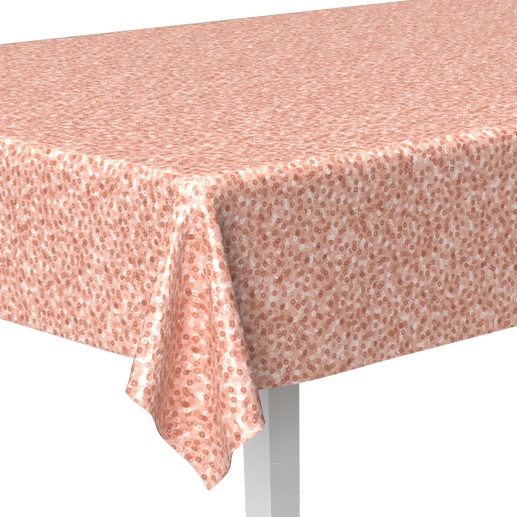 Beistle Printed Sequined Party Tablecover - Rose Gold