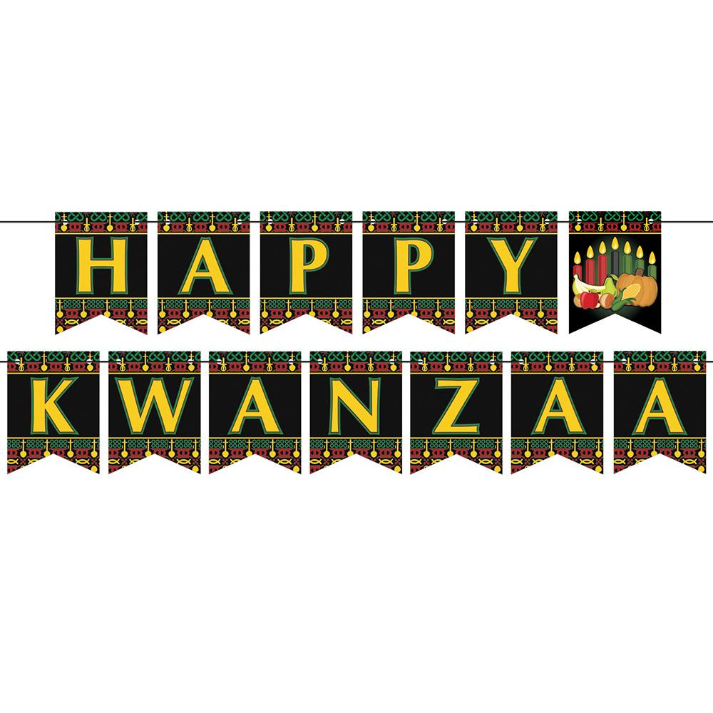 Beistle Happy Kwanzaa Streamer