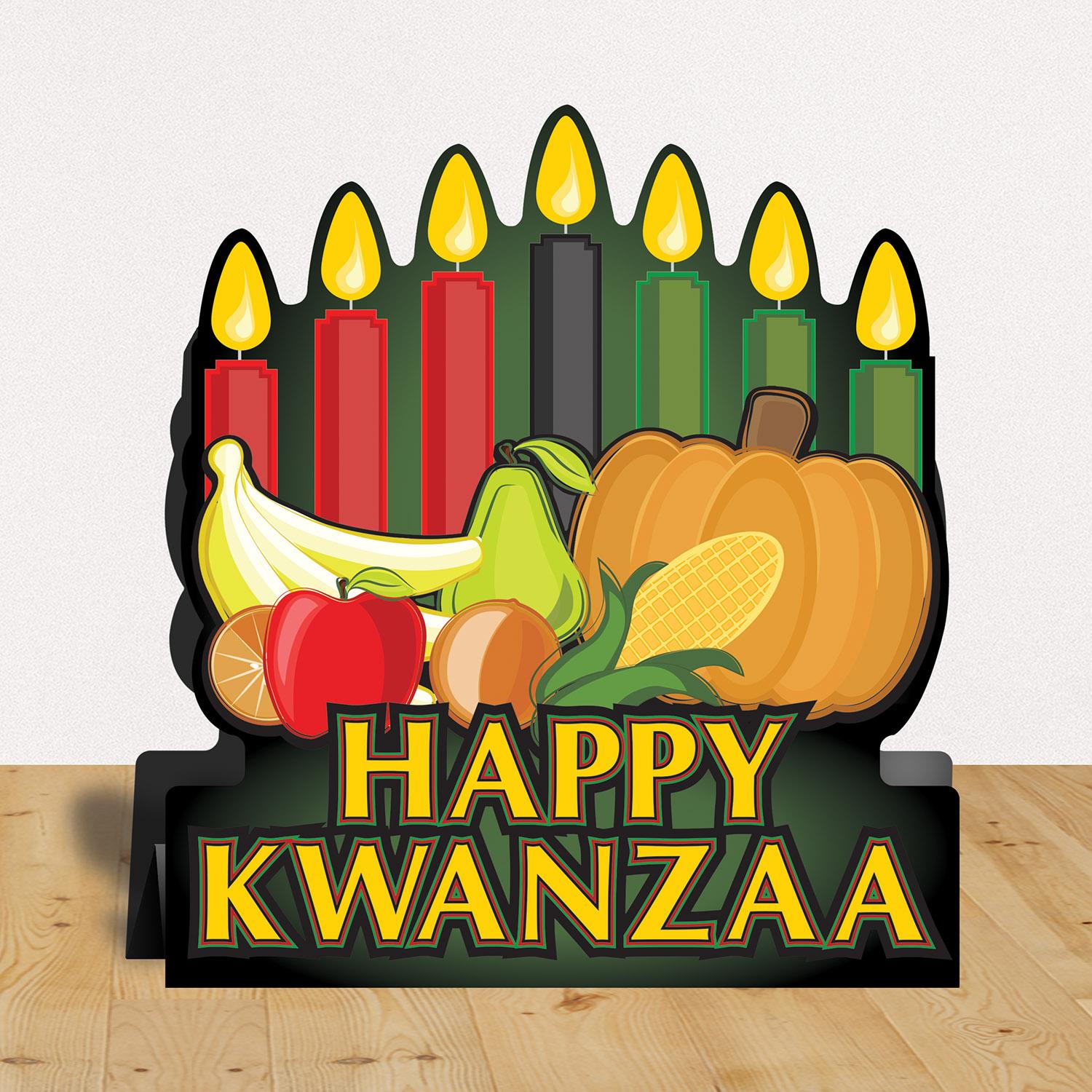 Beistle 3-D Happy Kwanzaa Centerpiece