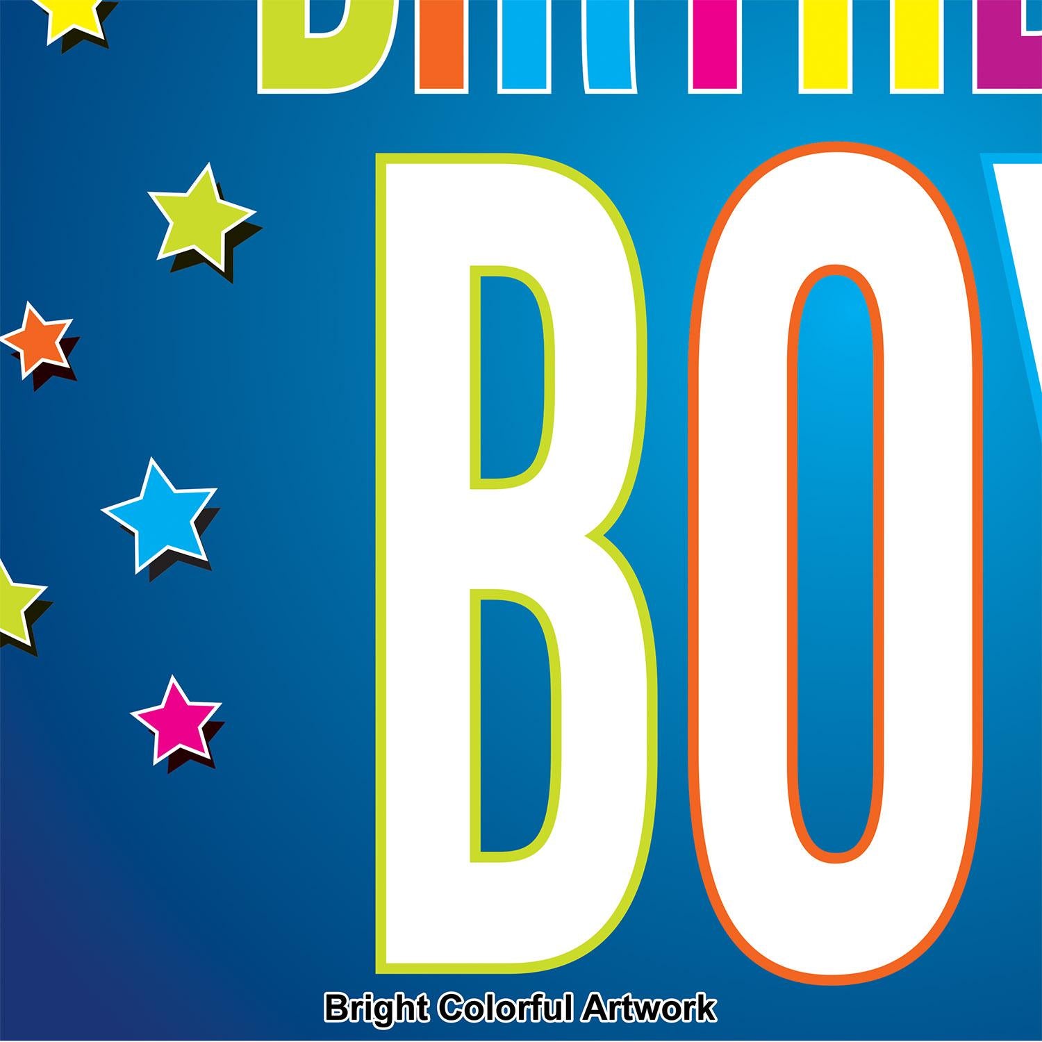 Beistle Plastic Birthday Party Boy Yard Sign