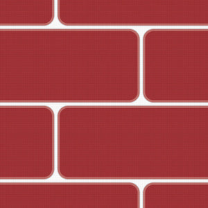 Bulk Red Brick Runner (Case of 6) by Beistle