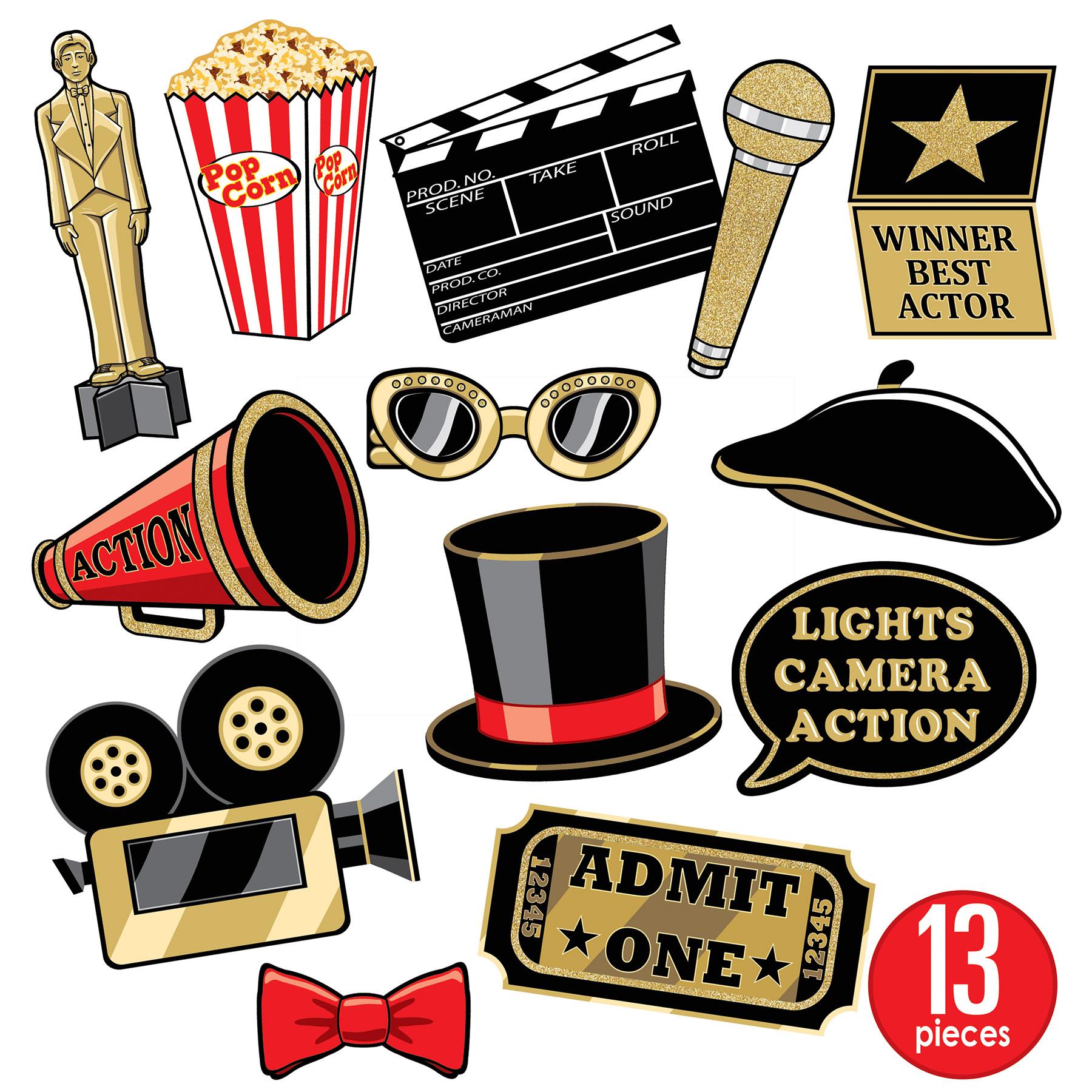 Beistle 25 Piece Movie Night Party Box