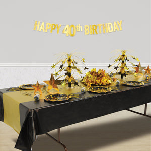 Bulk Foil Happy  40th  Birthday Streamer (Case of 12) by Beistle