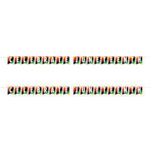 Bulk Celebrate Juneteenth Streamer (Case of 12) by Beistle