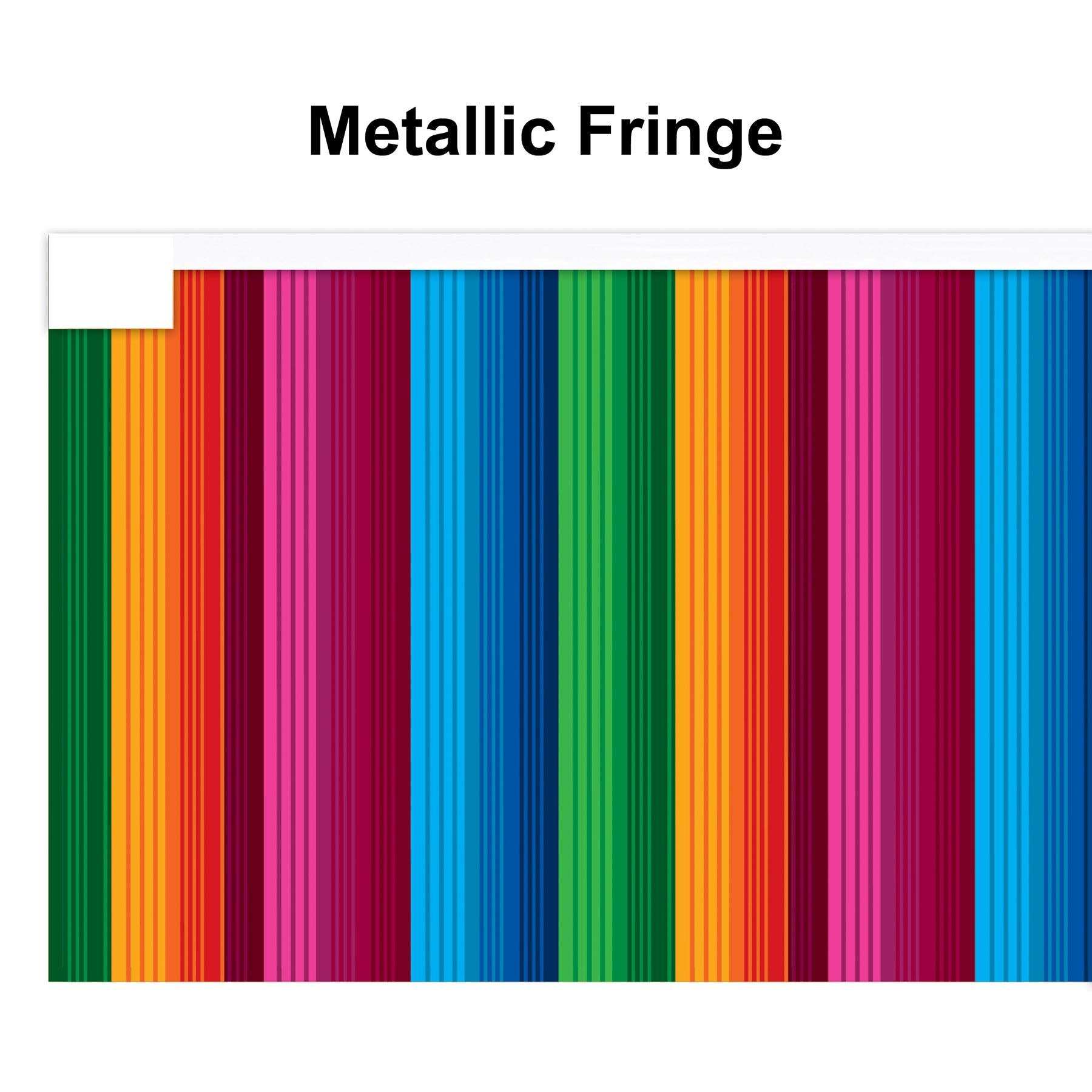 Beistle Metallic Fiesta Fringe Banner (Case of 12)