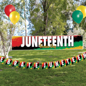 Bulk Juneteenth Banner (Case of 12) by Beistle