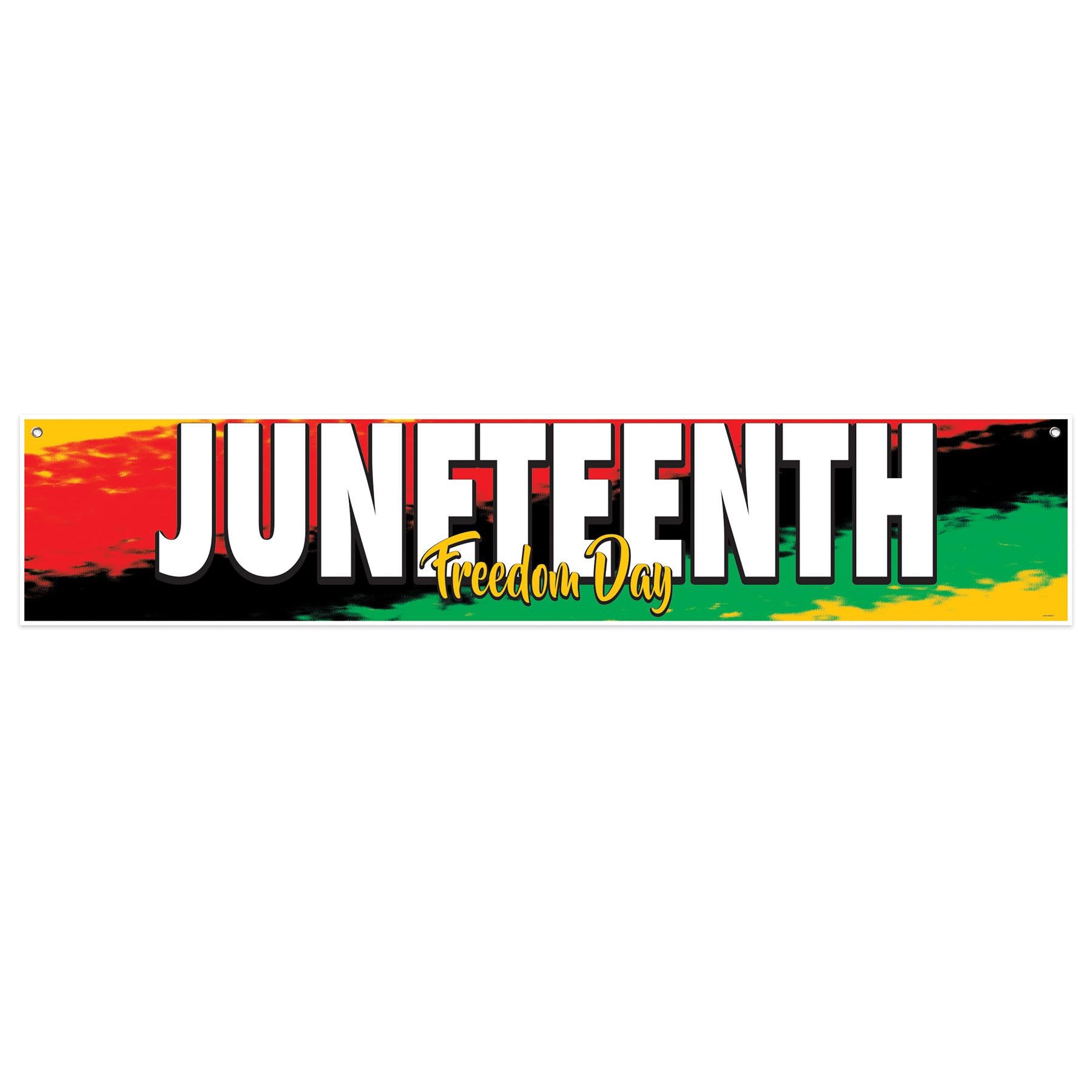 Beistle Juneteenth Banner (Case of 12)