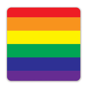 Bulk Rainbow Coasters (Case of 96) by Beistle