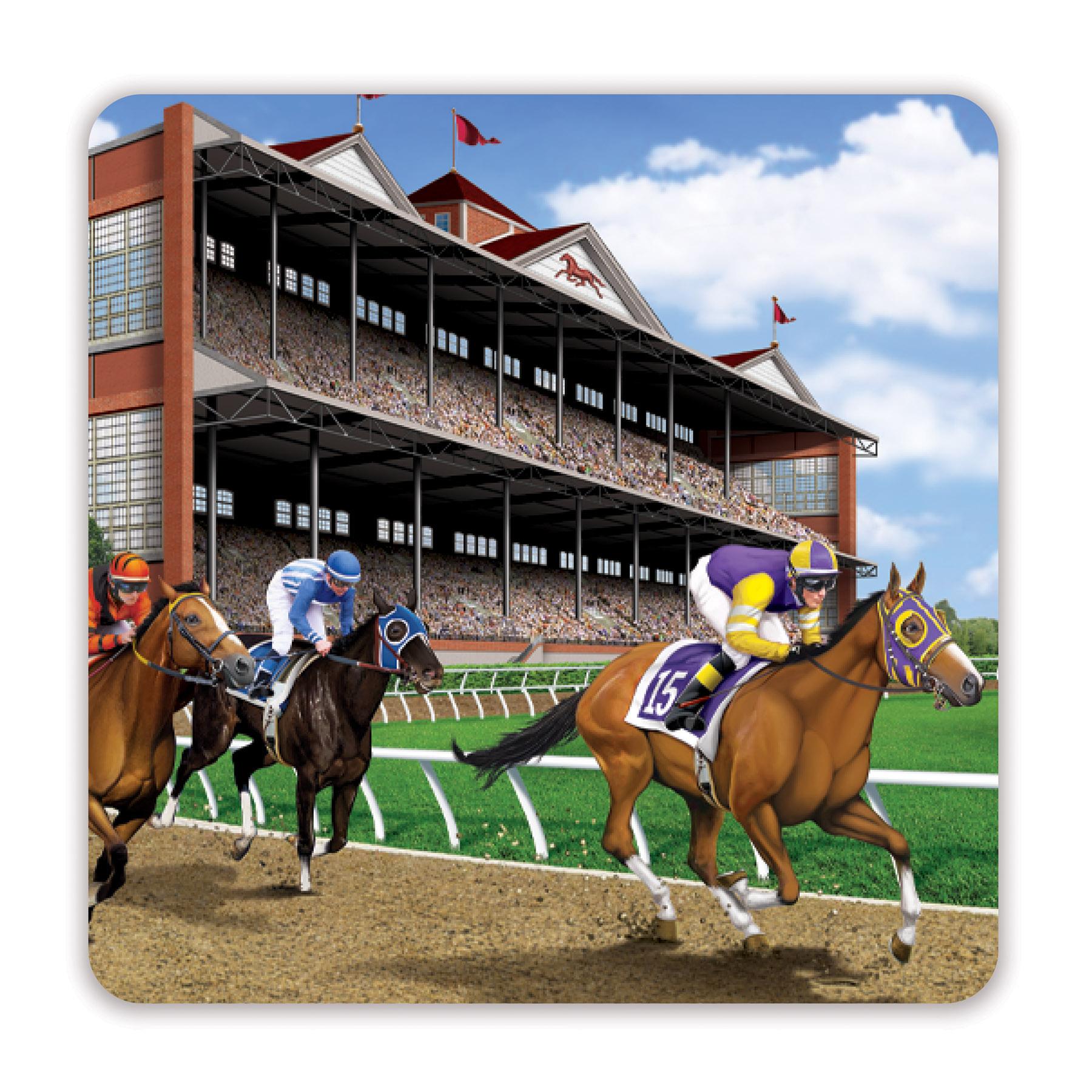 Beistle Horse Racing Party Coasters (Case of 96)