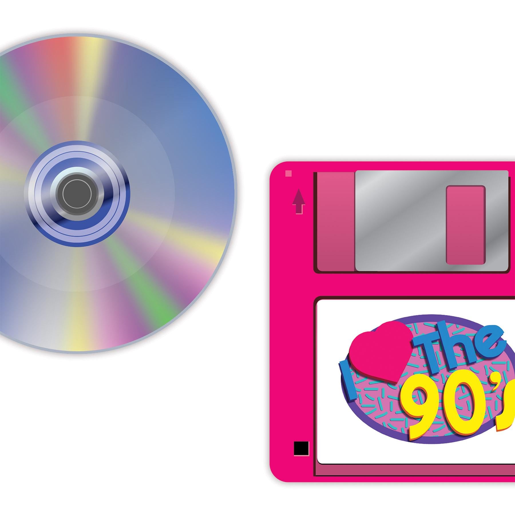 Beistle 90's Party Coasters (Case of 96)