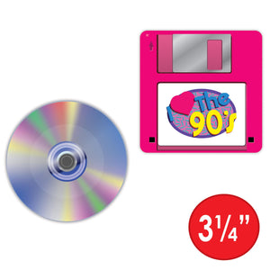 Bulk 90's Coasters (Case of 96) by Beistle