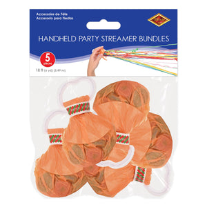 Bulk Handheld Party Multi-Color Streamer Bundles (Case of 25) by Beistle