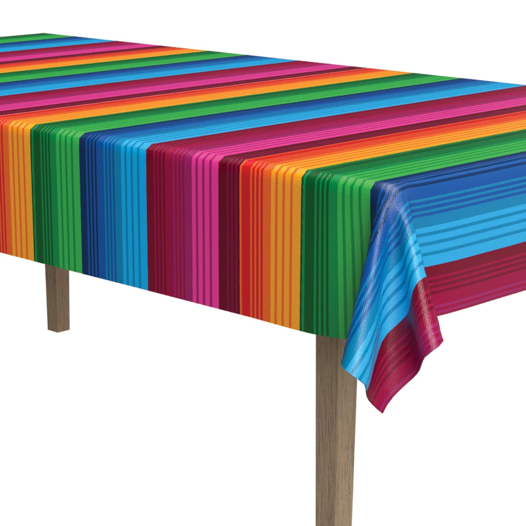 Beistle Fiesta Fabric Tablecover (12 Per Case)