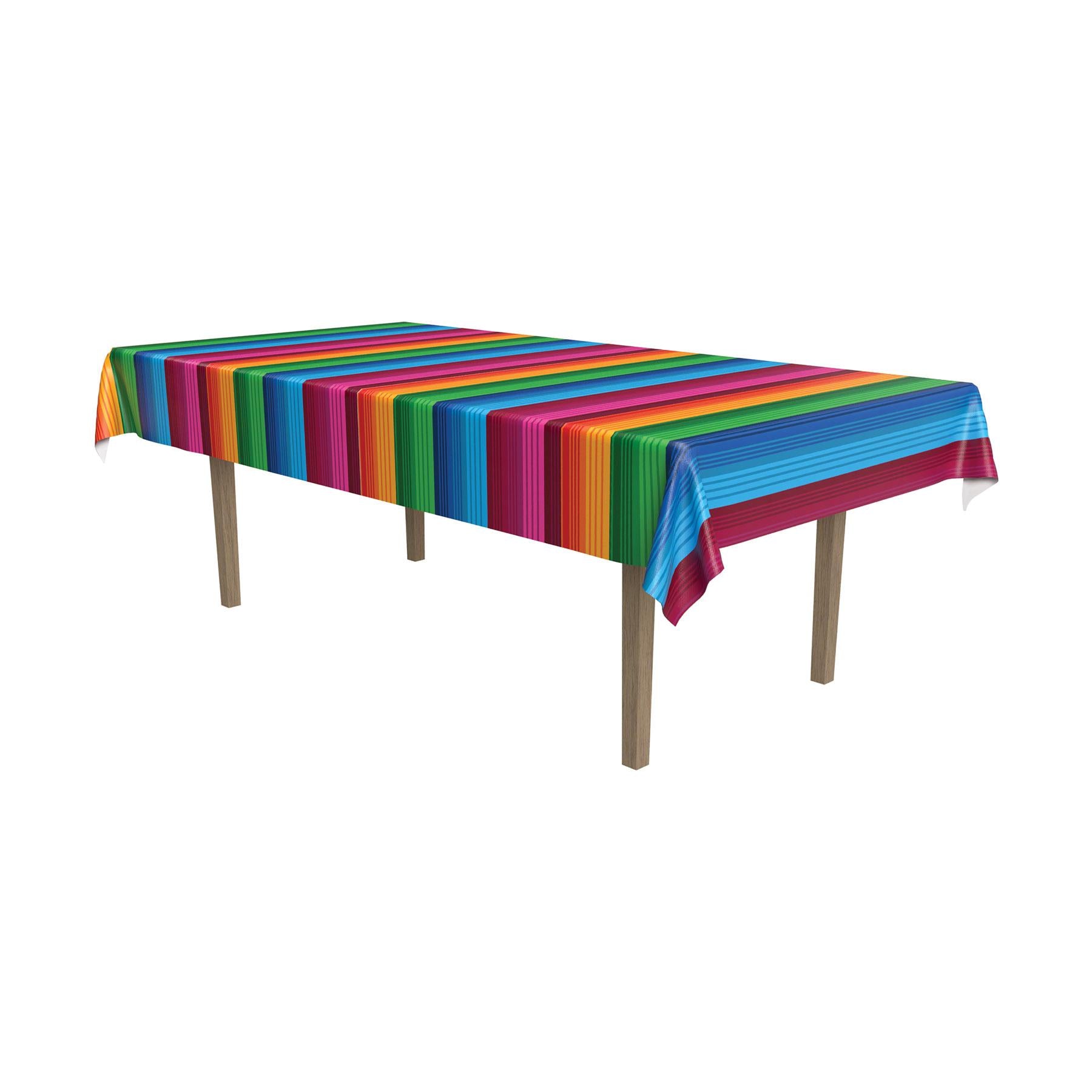 Beistle Fiesta Fabric Tablecover (12 Per Case)