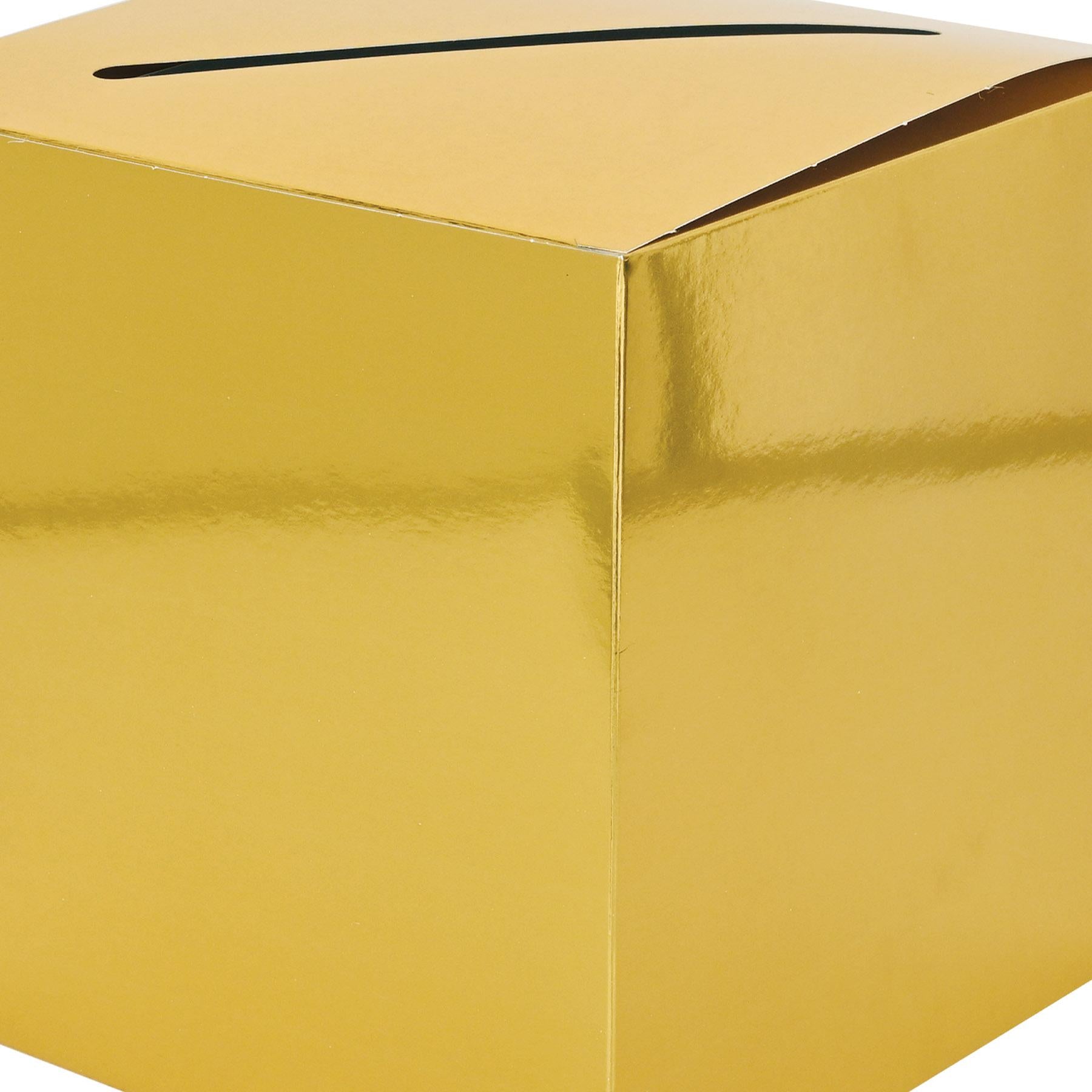 Beistle Gold Foil All-Purpose Party Card Box (6 Per Case)