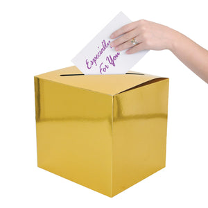 Bulk Gold Foil All-Purpose Card Box (6 Pkgs Per Case) by Beistle