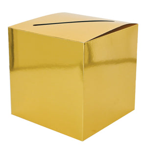 Beistle Gold Foil All-Purpose Party Card Box (6 Per Case)