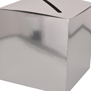 Bulk Silver Foil All-Purpose Card Box (6 Pkgs Per Case) by Beistle