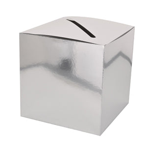 Beistle Silver Foil All-Purpose Party Card Box (6 Per Case)