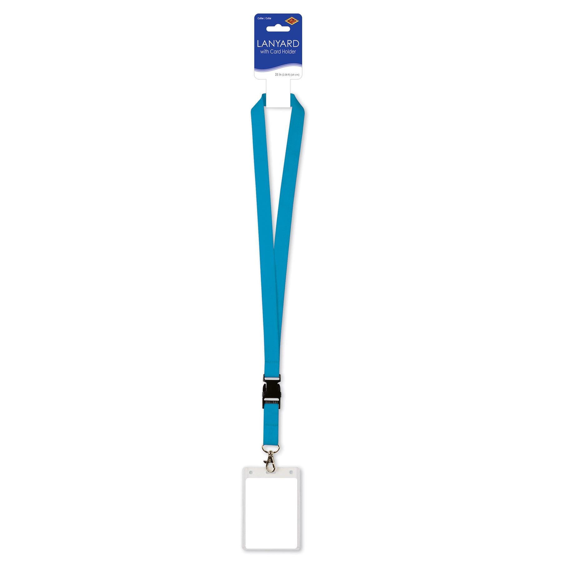 Beistle Lanyard with Card Holder - blue