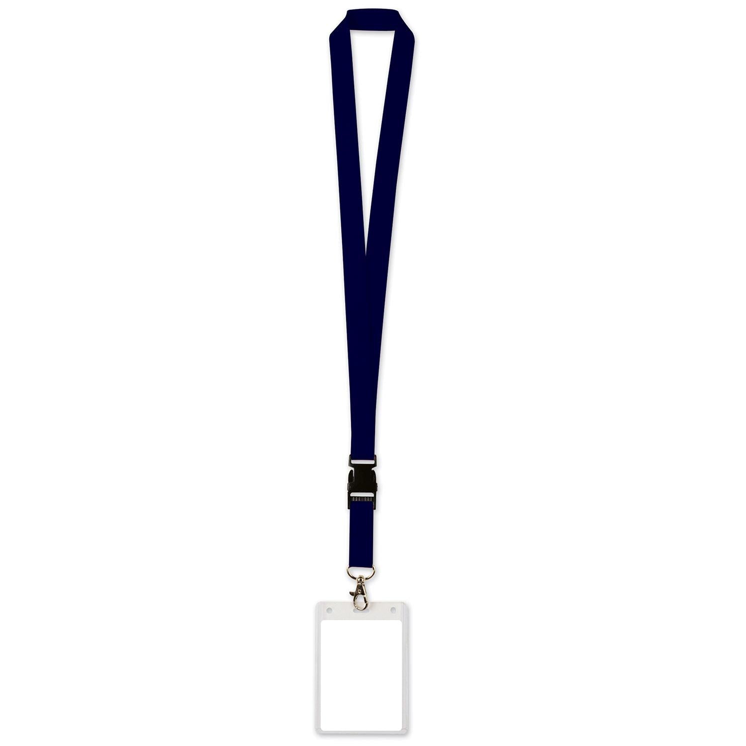 Beistle Lanyard with Card Holder - black