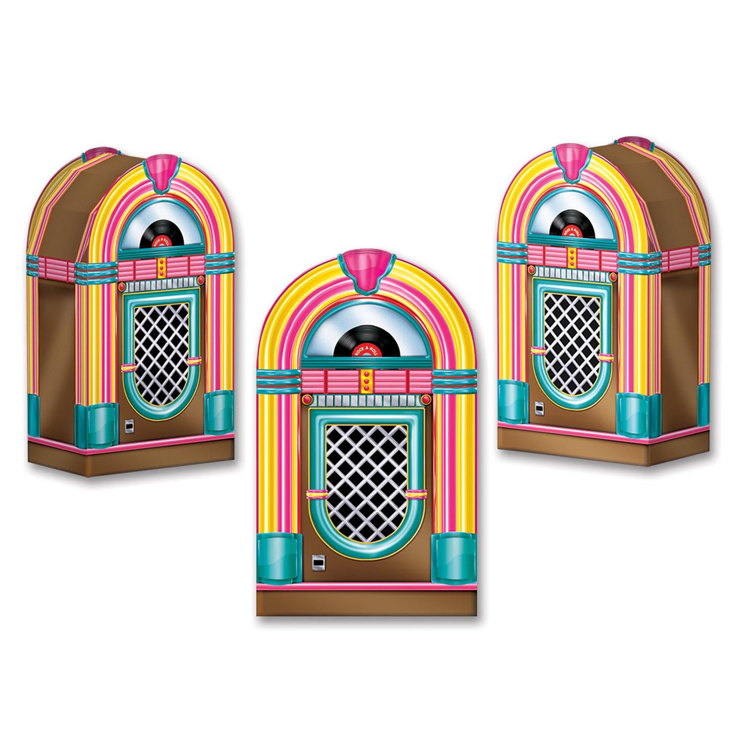 Beistle Jukebox Party Favor Boxes (3/Pkg)