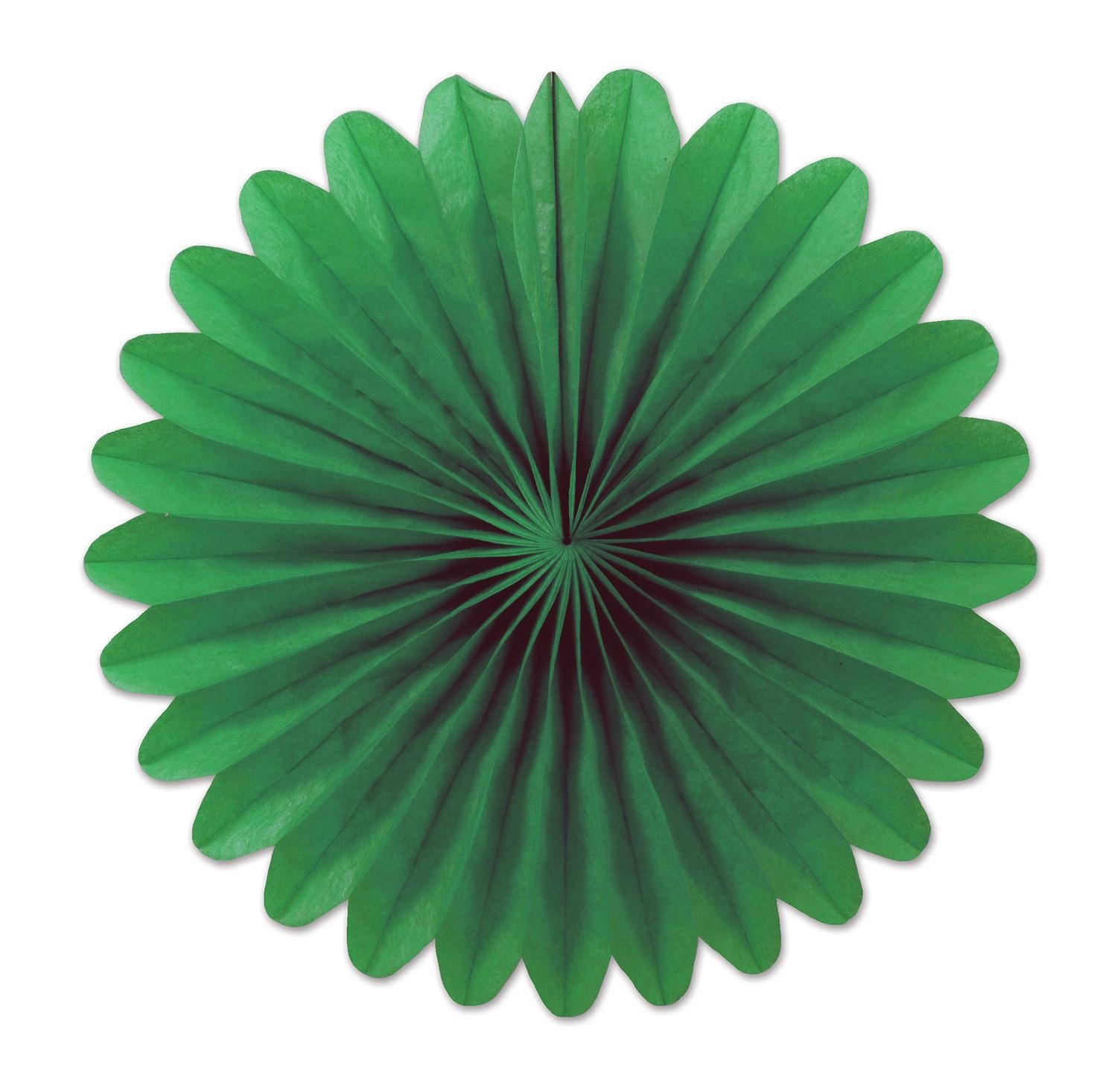 Beistle Mini Tissue Party Fans green (6/Pkg)