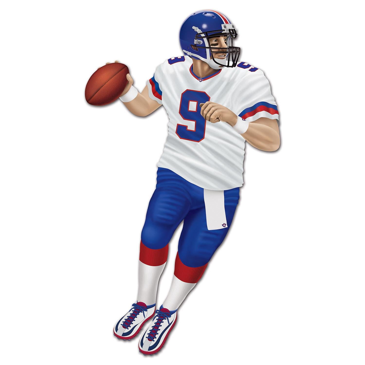 Beistle Jointed Quarterback Party Cutout