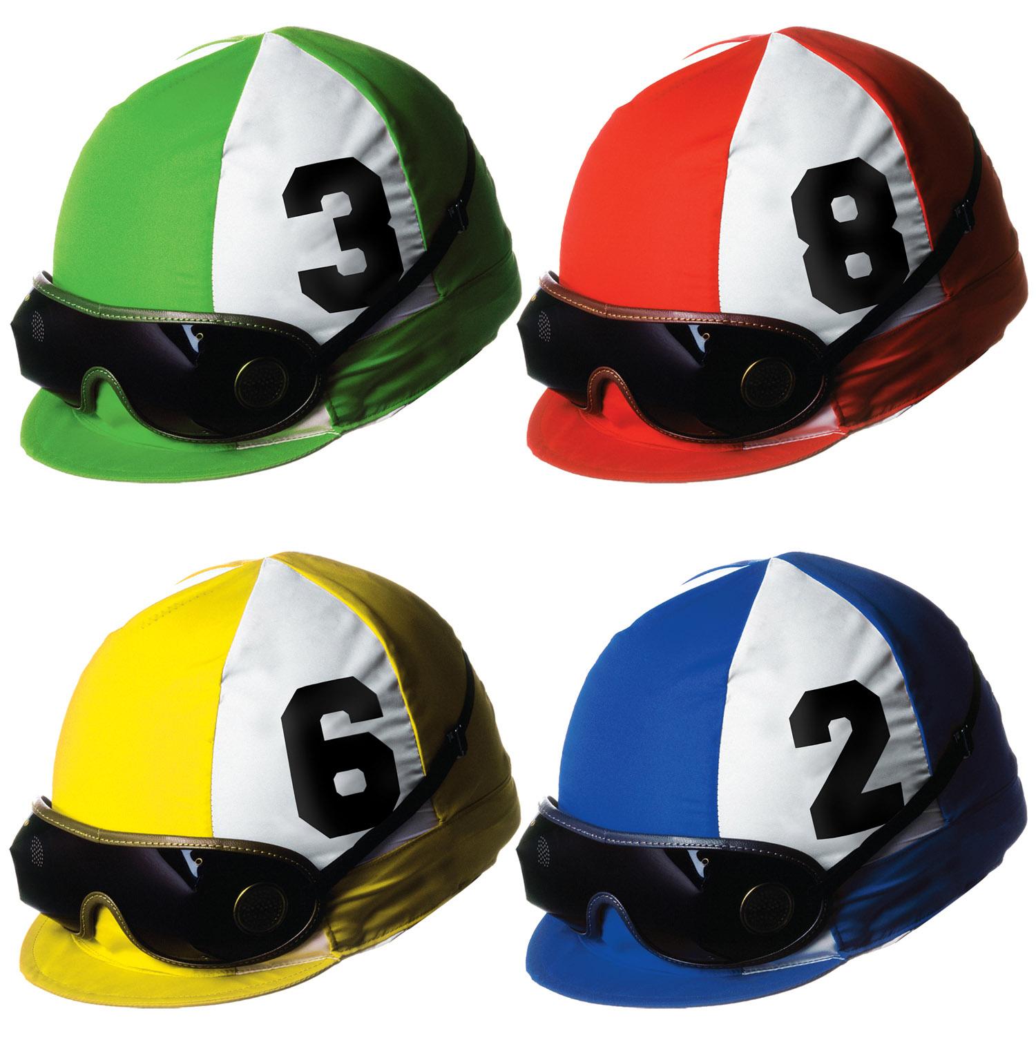 Beistle Jockey Helmet Party Cutouts (4/Pkg)