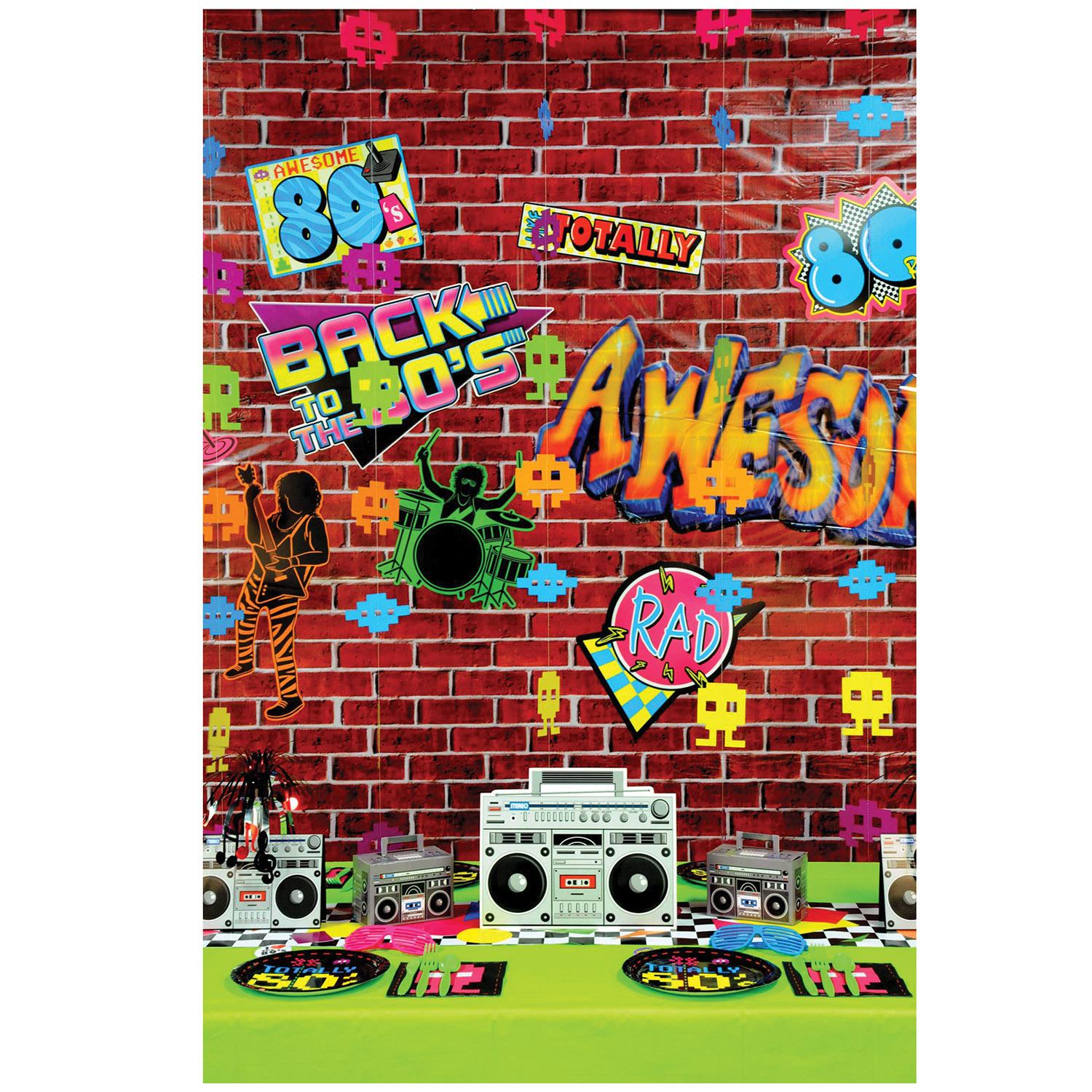 Beistle Awesome 80's Party Cutouts (4/Pkg)