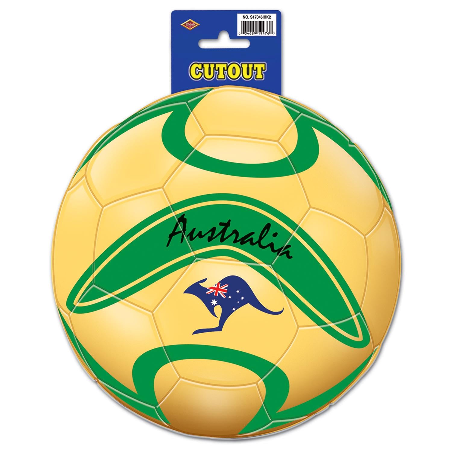 Beistle Soccer Party Cutout - Australia