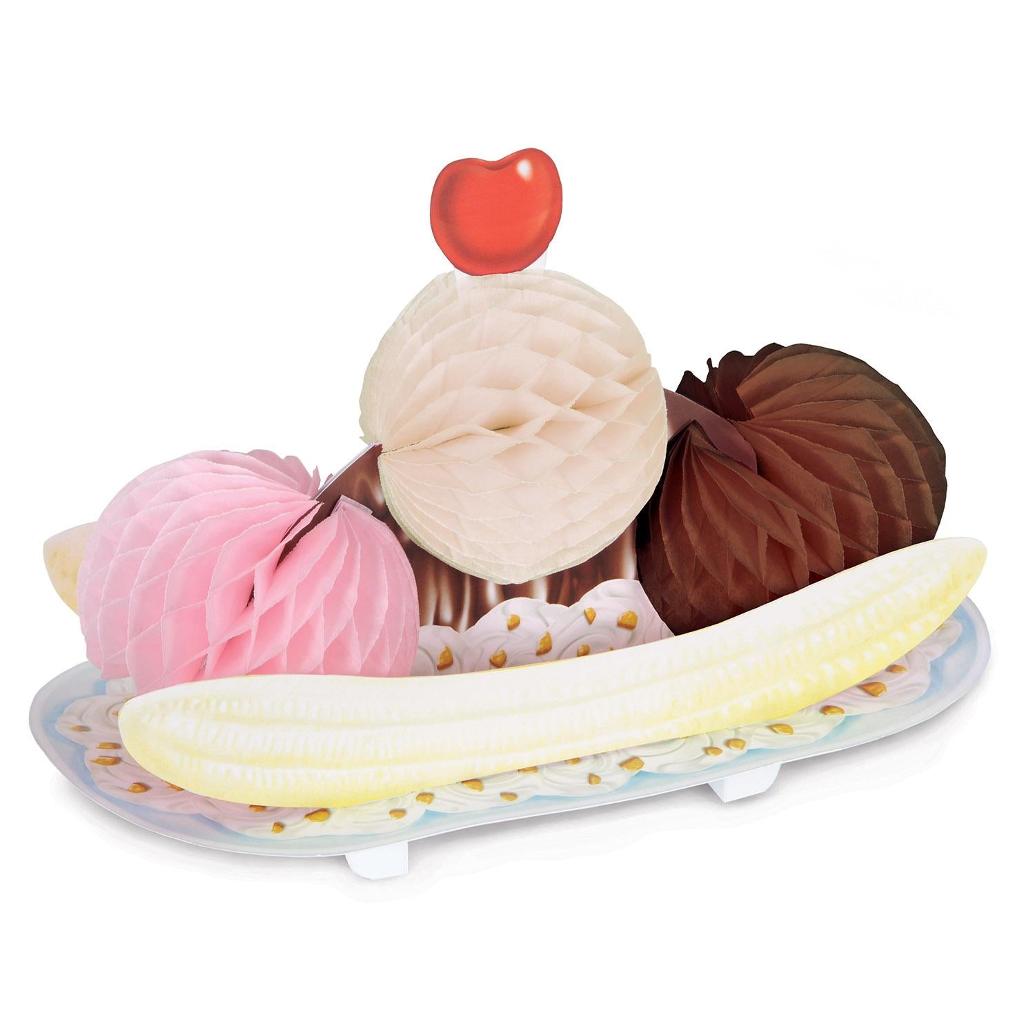 Beistle Tissue Banana Split Party Decoration