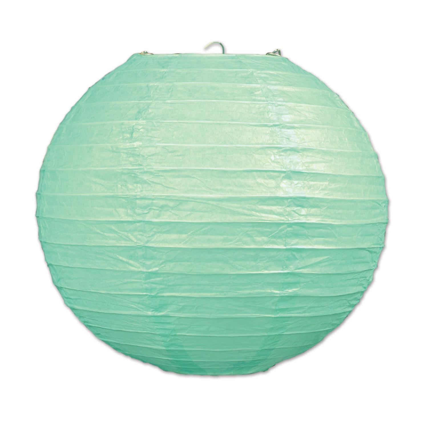 Beistle Party Paper Lanterns mint green (3/Pkg)