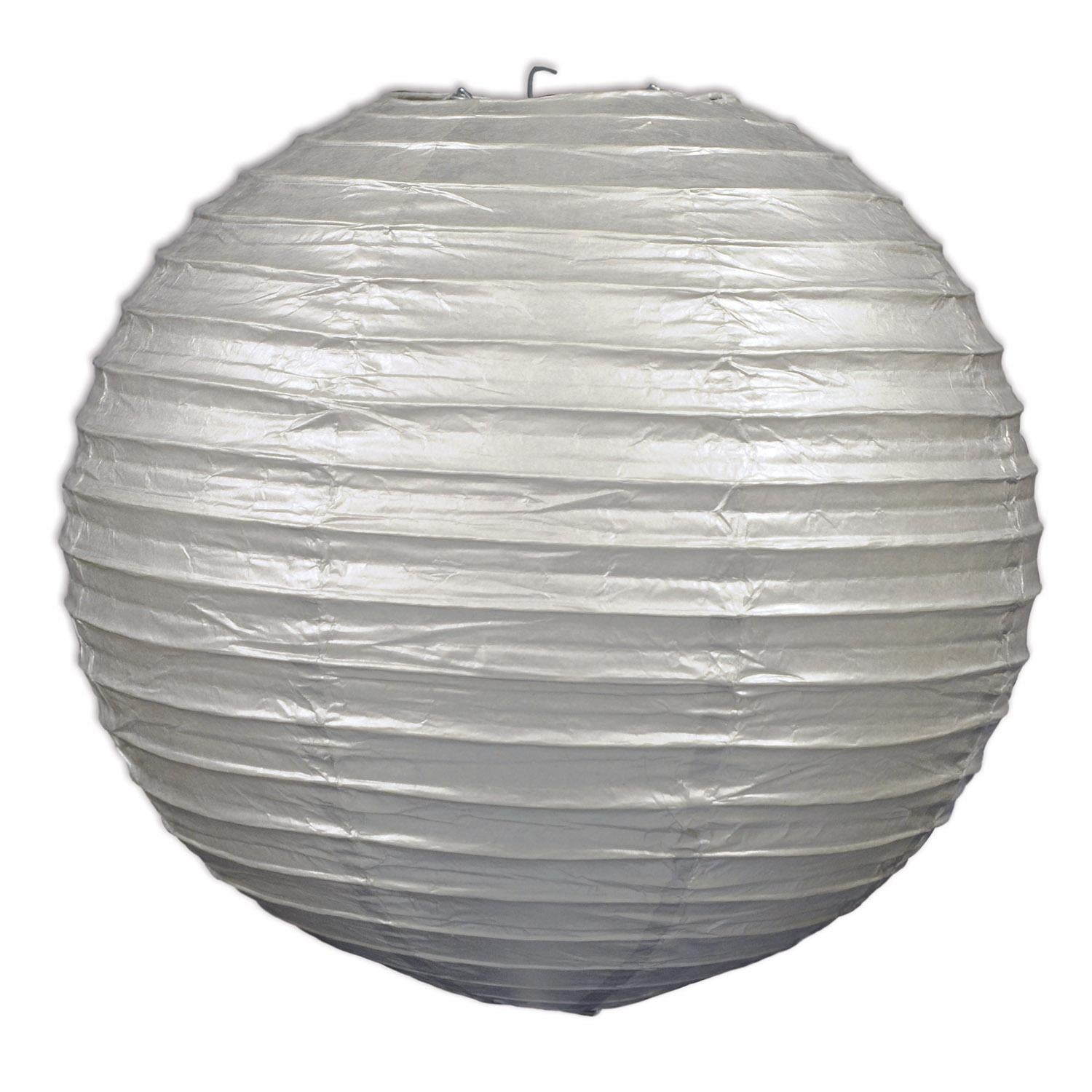 Beistle Party Paper Lanterns silver (3/Pkg)