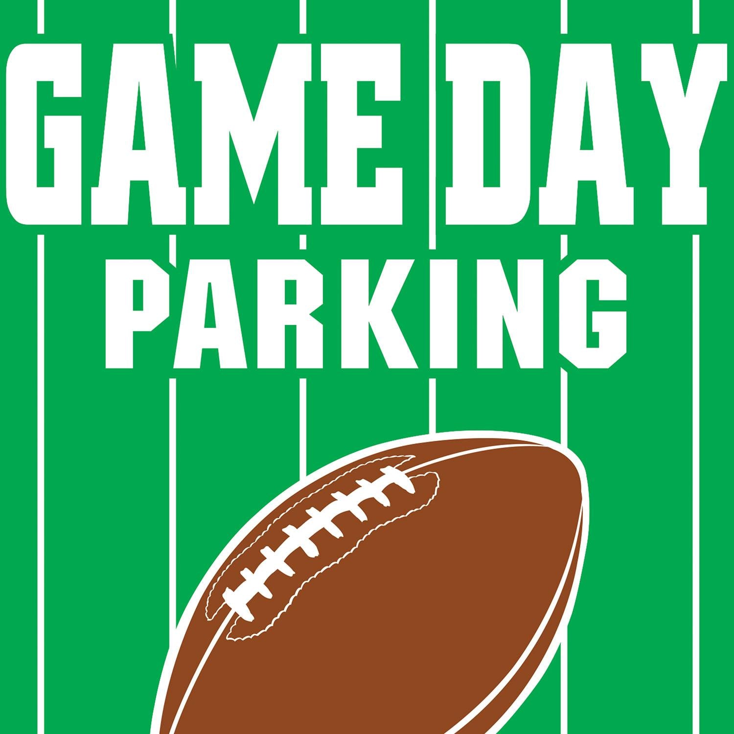 Beistle Game Day Party Parking Sign