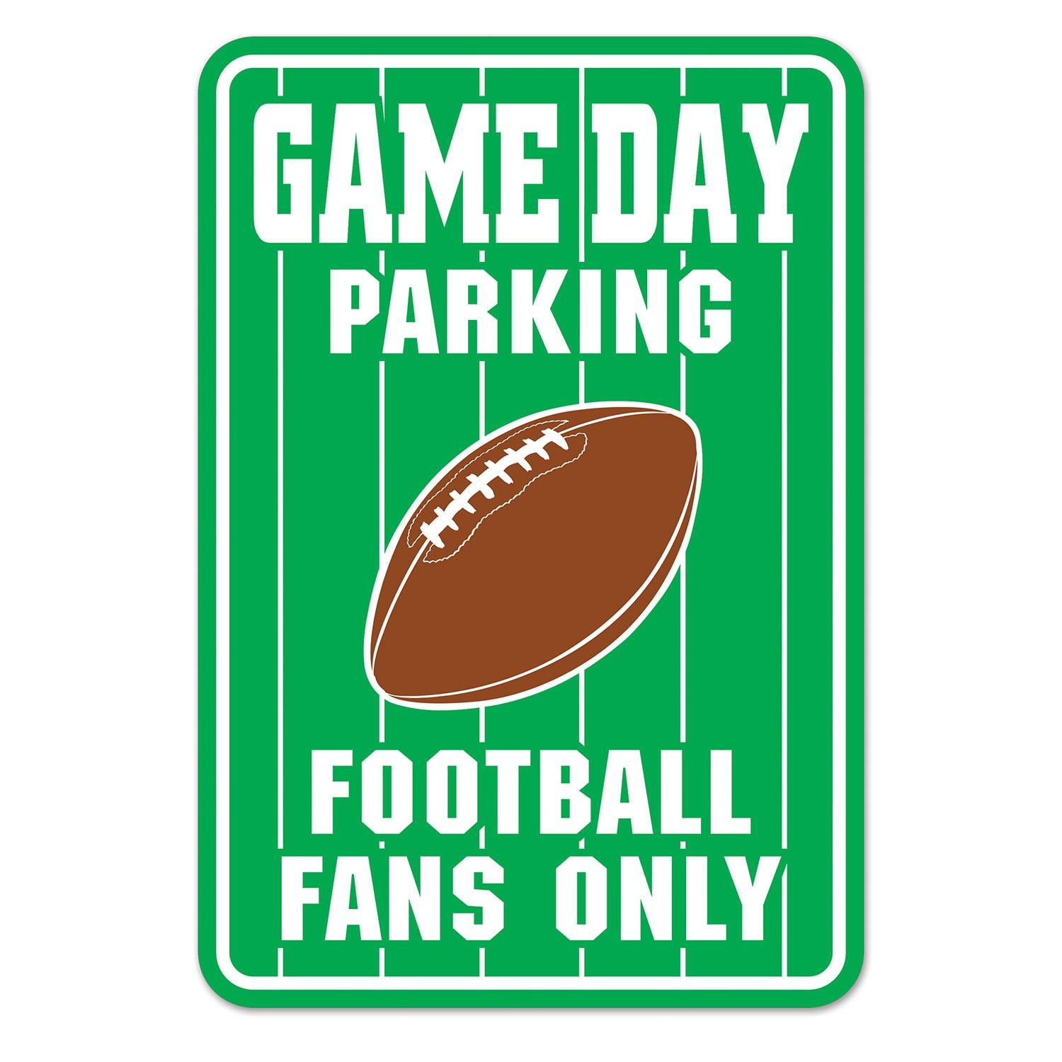 Beistle Game Day Party Parking Sign