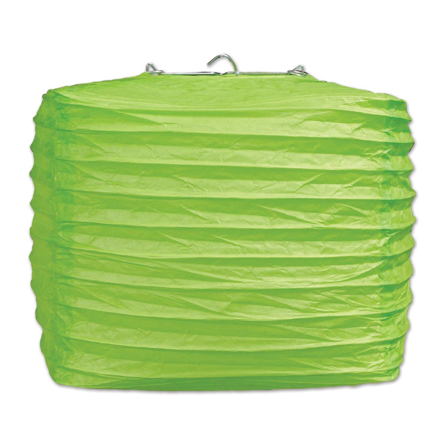 Beistle Light Green Party Square Paper Lanterns (2/Pkg)