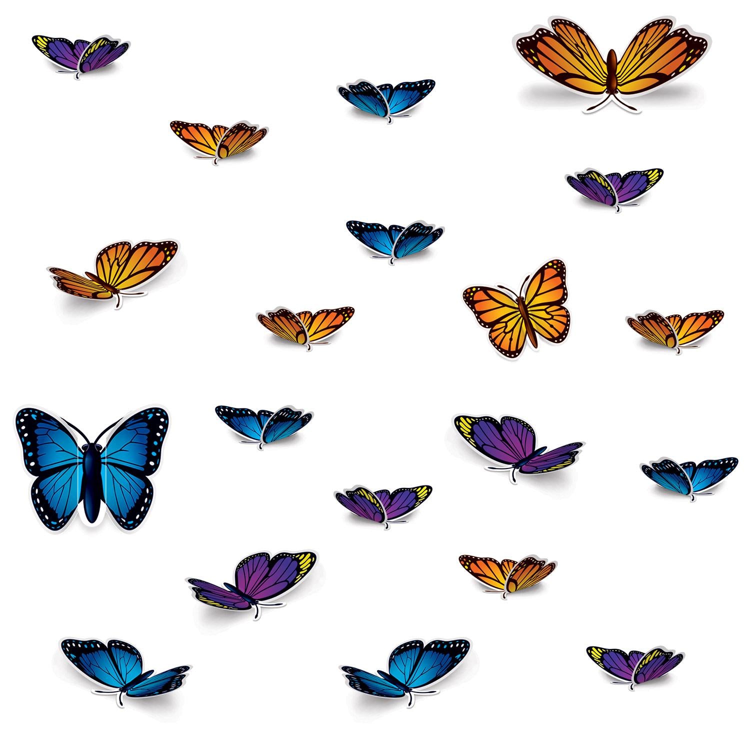 Beistle Butterfly Party Cutouts (20/Pkg)