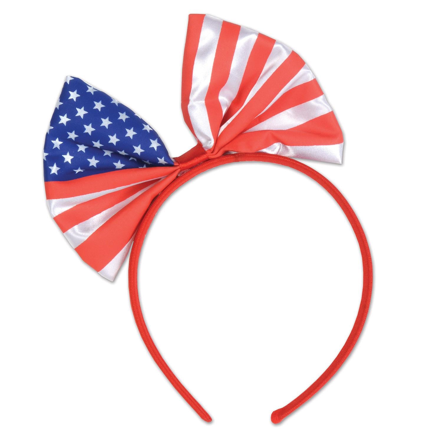 Beistle Patriotic Bow Headband