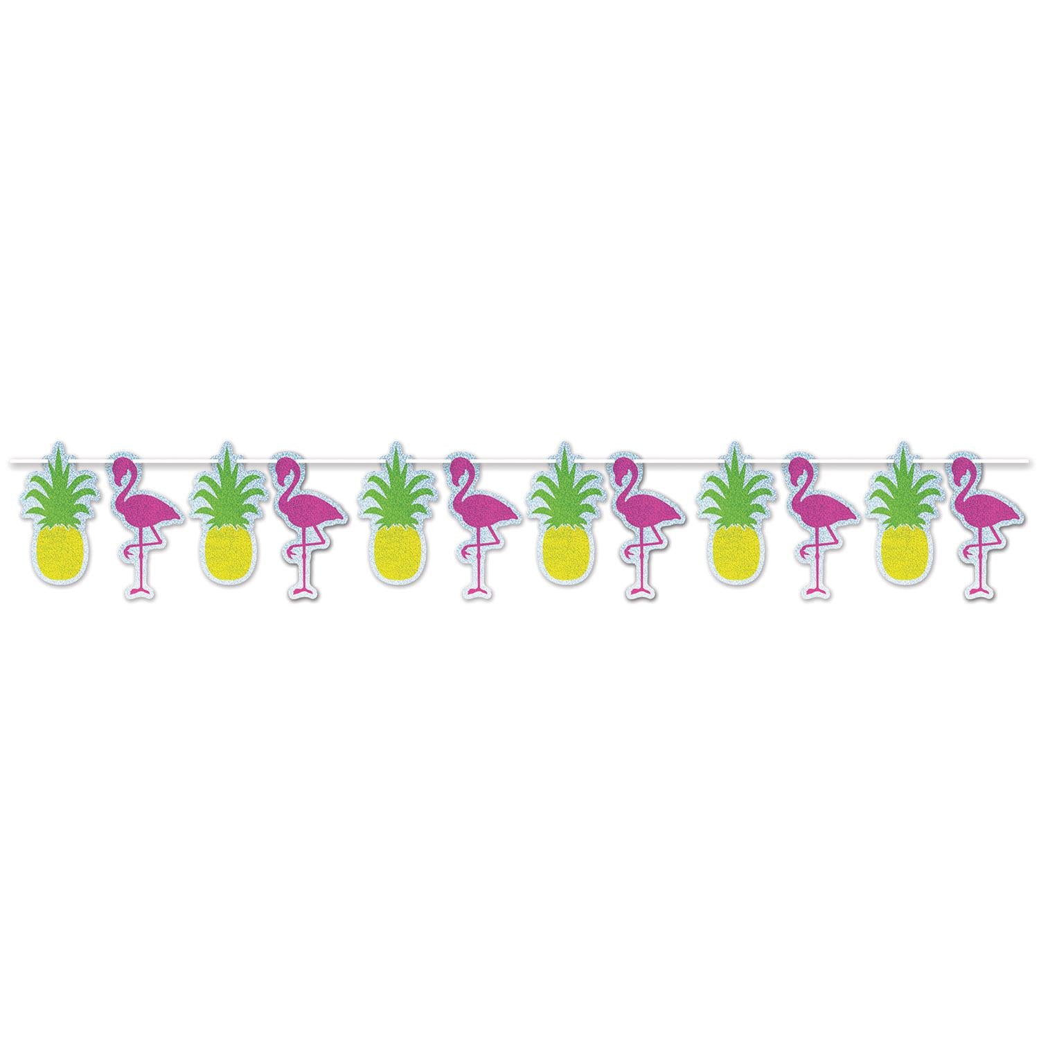 Beistle Luau Party Flamingo & Pineapple Streamer