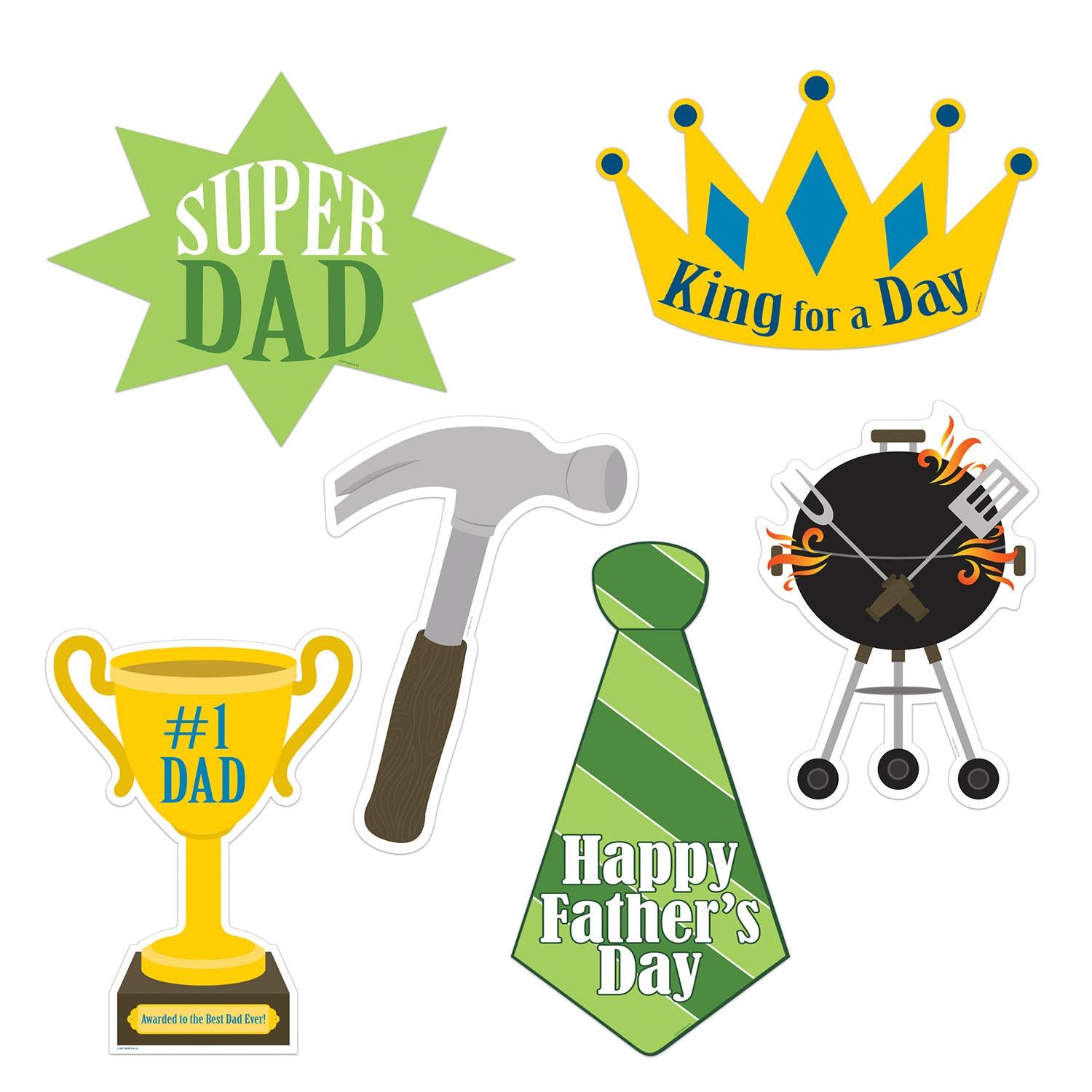 Beistle Father's Day Cutouts (6/Pkg)